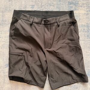 Greg Norman Collection Dark Gray Athletic Shorts